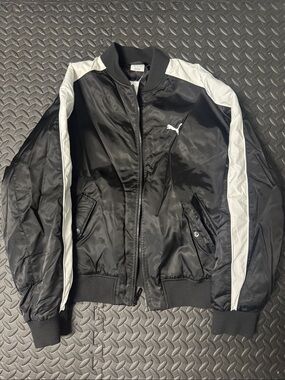 Puma Black & White Women’s Bomber Jacket